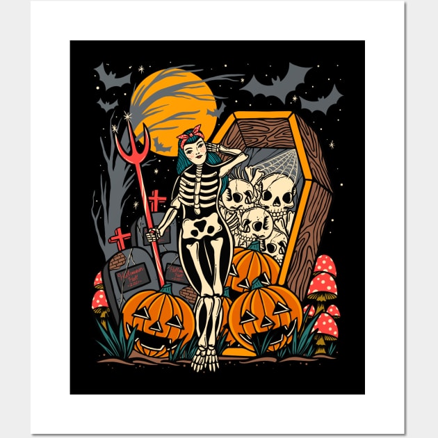 Helloween Wall Art by ILLUSTRA.13